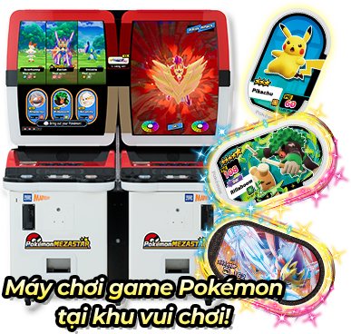 Máy chơi game Pokémon tại khu vui chơi!