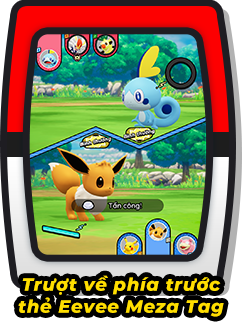 Trượt về phía trước thẻ Eevee Meza Tag