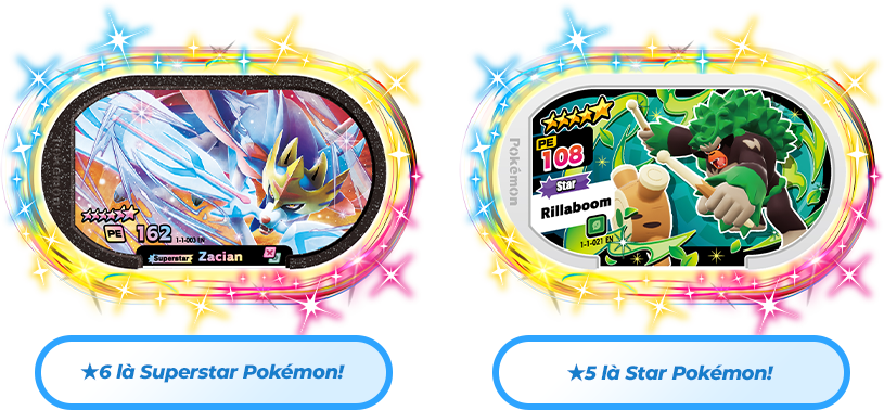 ★6 is a Superstar Pokémon! ★5 is a Star Pokémon!